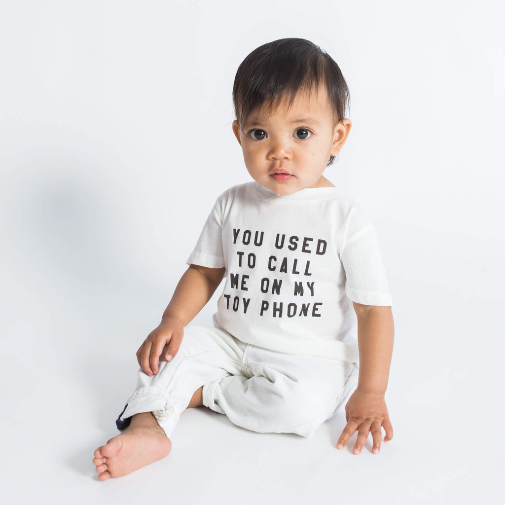 Baby wearing 'You Used to Call Me' tee