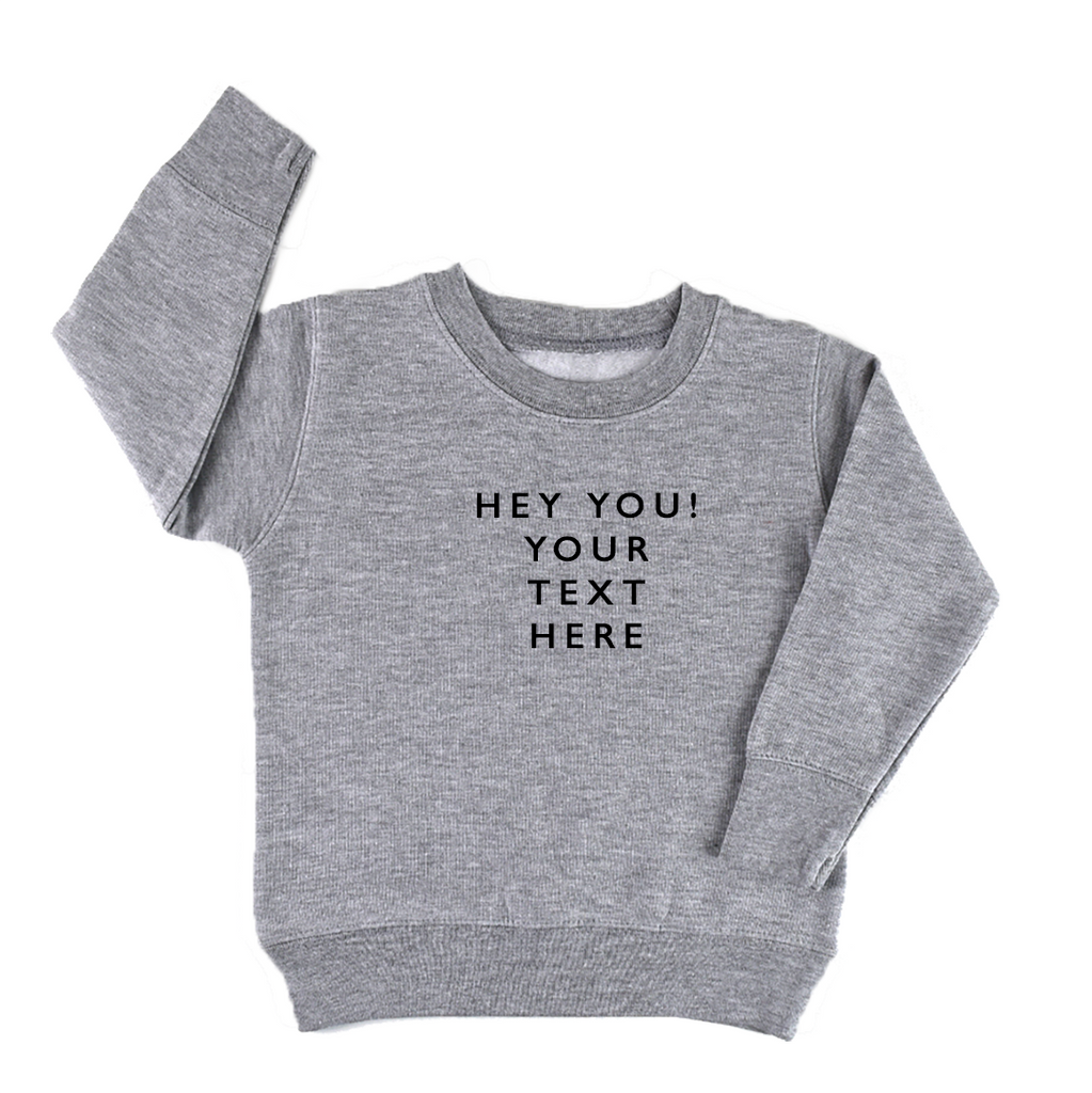 Custom Toddler Crewneck Sweatshirt Cheerily